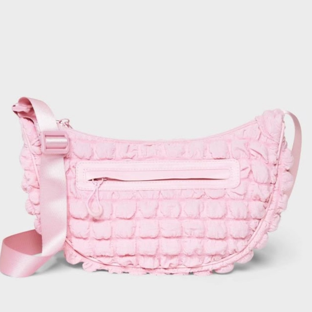 Wild Fable Half Moon Crossbody Bag Pink